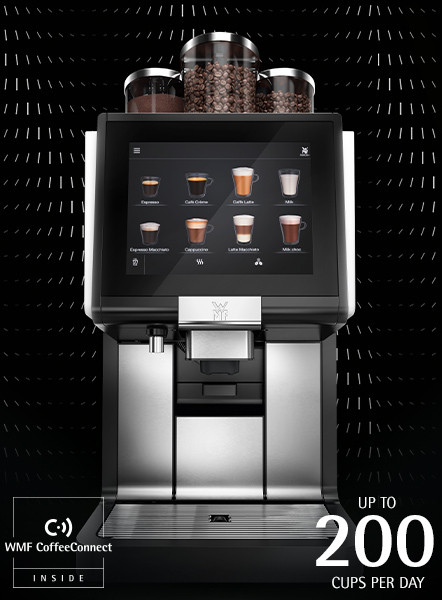 Three beverage brewed coin automatic coffee machine 